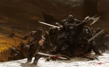 battle blood fantasy art armor artwork warriors swords 1920x1200 wallpaper 